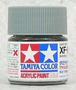 TAMIYA 壓克力系水性漆 10ml 淡灰色 XF-6